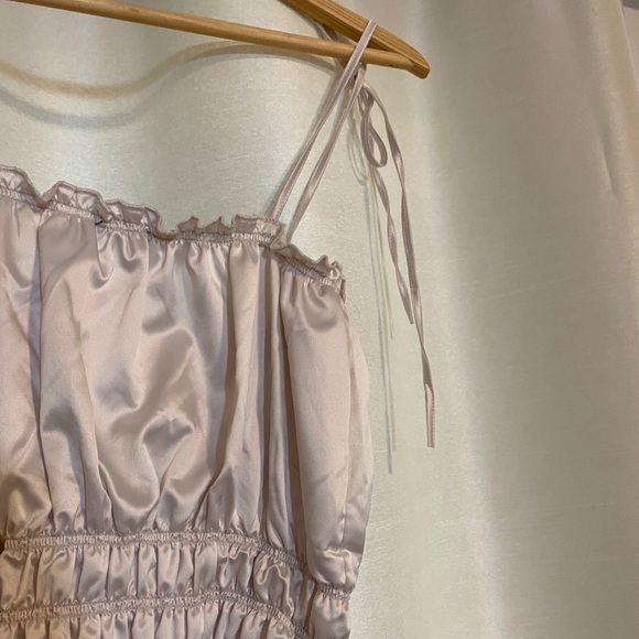 Zara Satin Effect Top Elastic Details - Picture 6 of 7